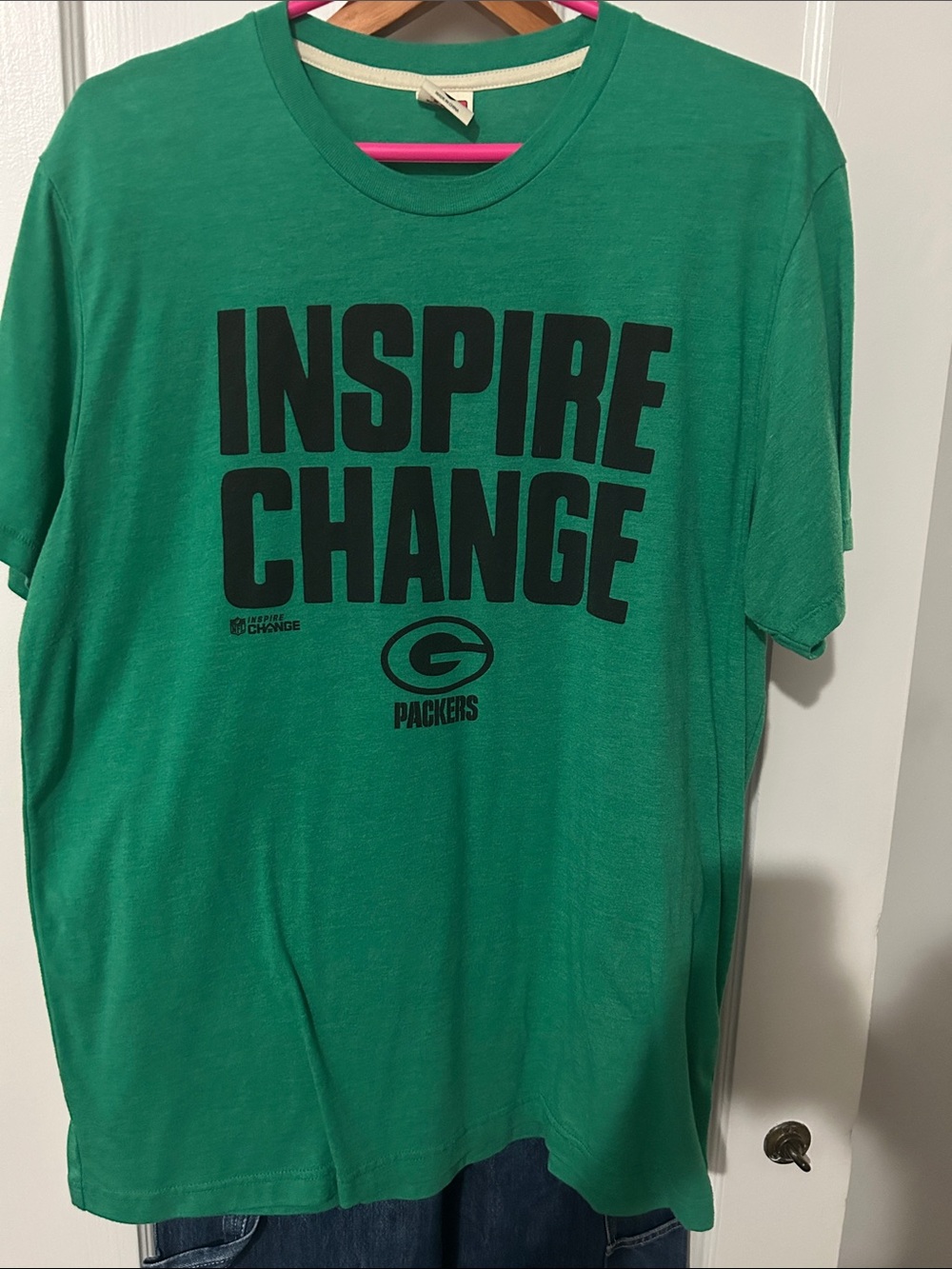 HOMAGE Green 'Inspire Change' Packers Graphic Tee